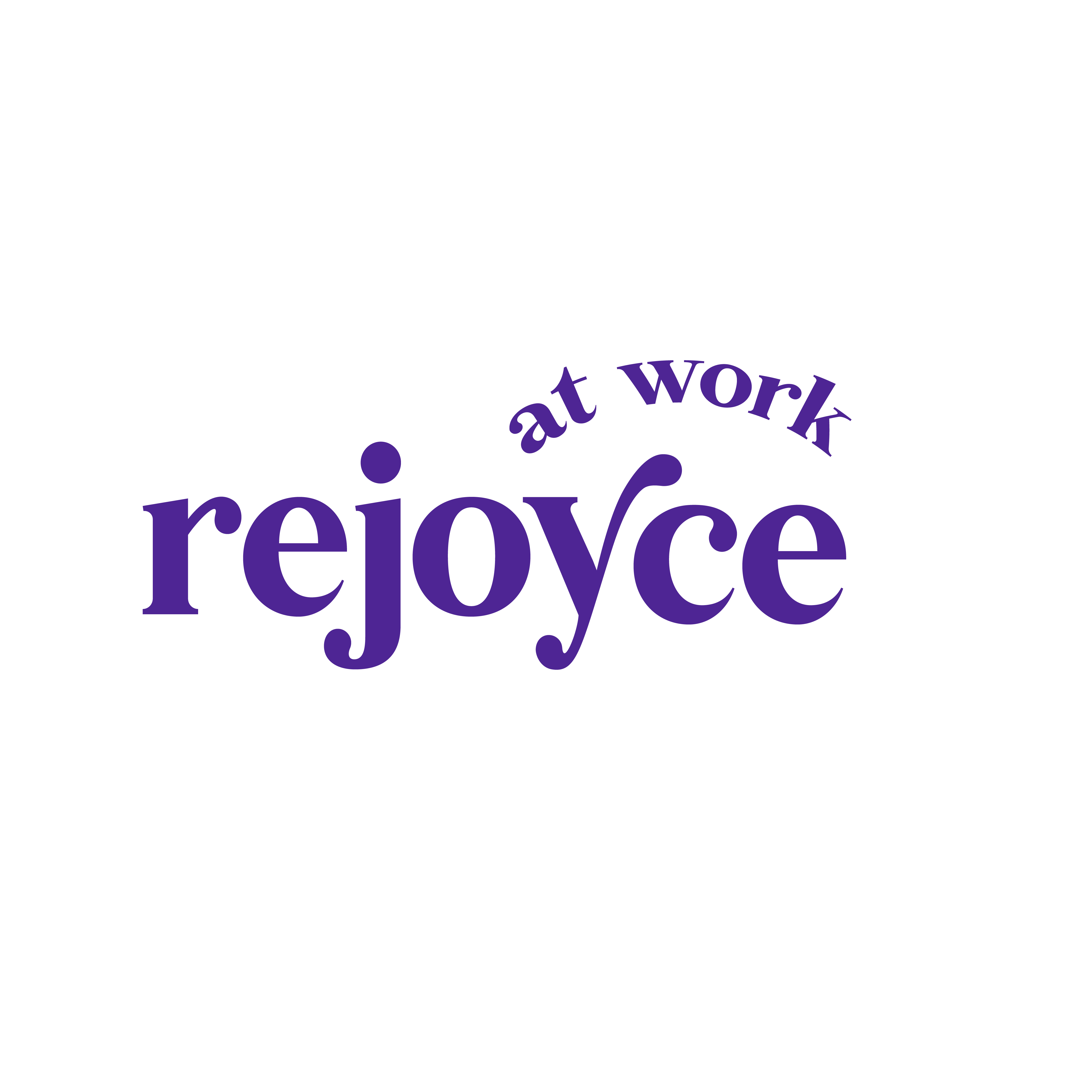 Logo van Rejoyce at work uitgeschreven
